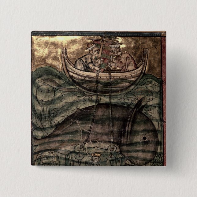 Bóton Quadrado 5.08cm Alexander o excelente (Frente)