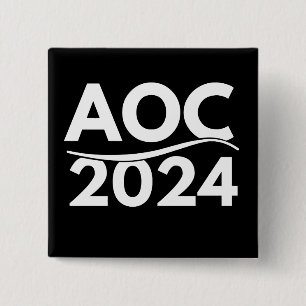 Bóton Quadrado 5.08cm alexandria ocio cortez 2024, ad oc 2024, aoc butto