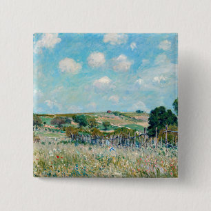 Bóton Quadrado 5.08cm Alfred Sisley - O Prado