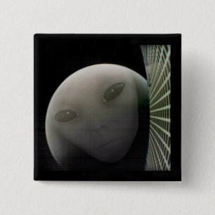 Bóton Quadrado 5.08cm Alienígena MarCO CubeSat Mars Farewell
