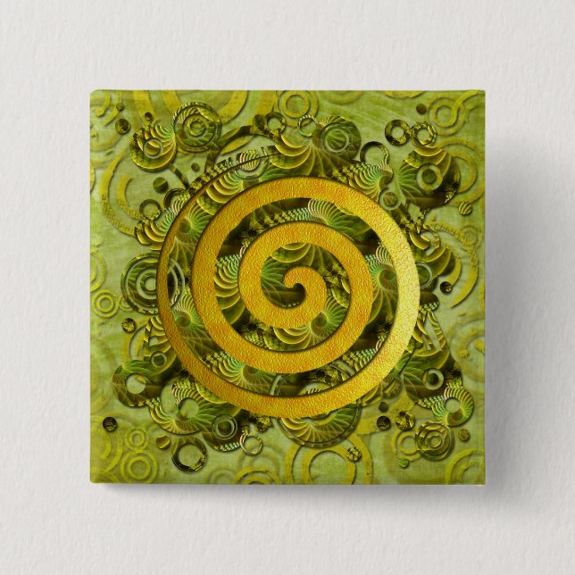 Bóton Quadrado 5.08cm Alimentação de reparo (Frente)