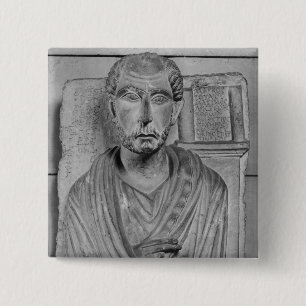 Bóton Quadrado 5.08cm Alivio funerário de Marcus J. Aristides