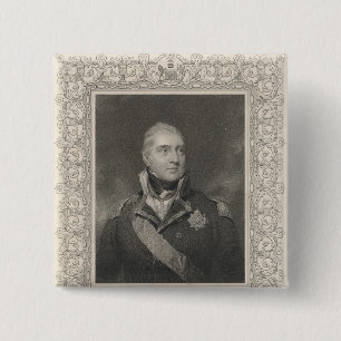 Bóton Quadrado 5.08cm Almirante senhor Edward Pellew, c.1810