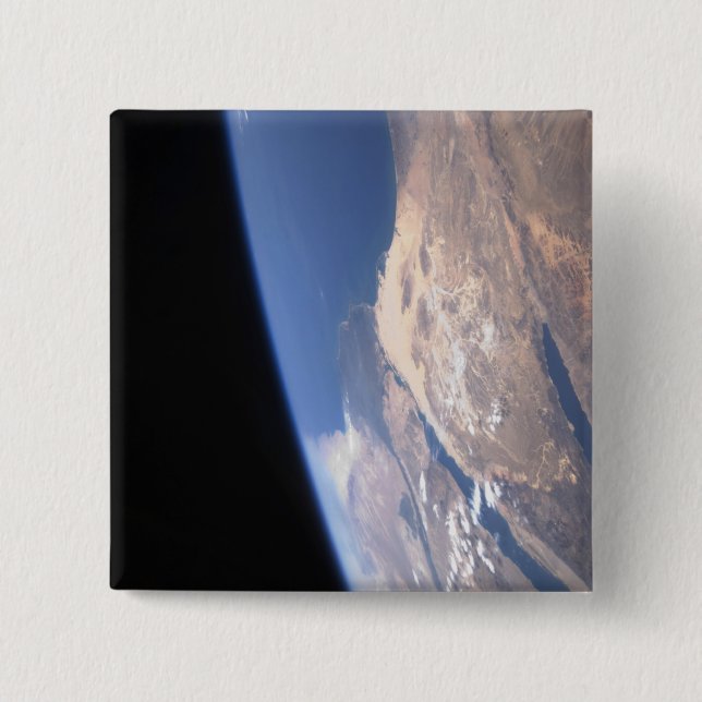 Bóton Quadrado 5.08cm Alta cena oblíqua (Frente)