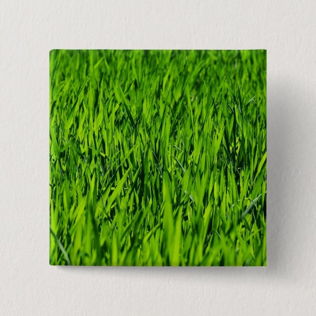 Bóton Quadrado 5.08cm Altas lâminas de grama (Frente)