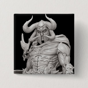 Bóton Quadrado 5.08cm Alternativa Ares