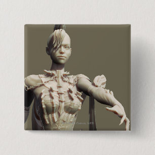 Bóton Quadrado 5.08cm Alternativa de Frost da Killer