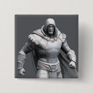 Bóton Quadrado 5.08cm Alternativa Shazam