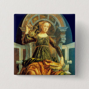 BÓTON QUADRADO 5.08CM ALVAS DE RENASCIMENTO ANTIQUAS 14/TEMPERÂNCIA