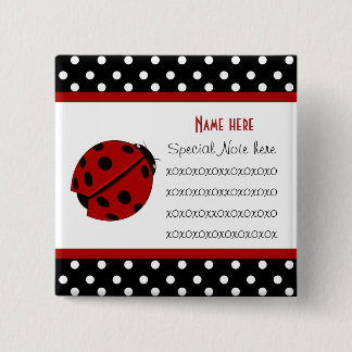 Bóton Quadrado 5.08cm Amaldiça o botão customizável