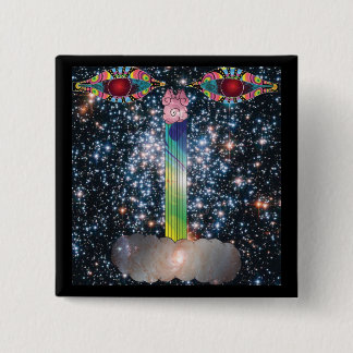 Bóton Quadrado 5.08cm Amanhã nunca sabe