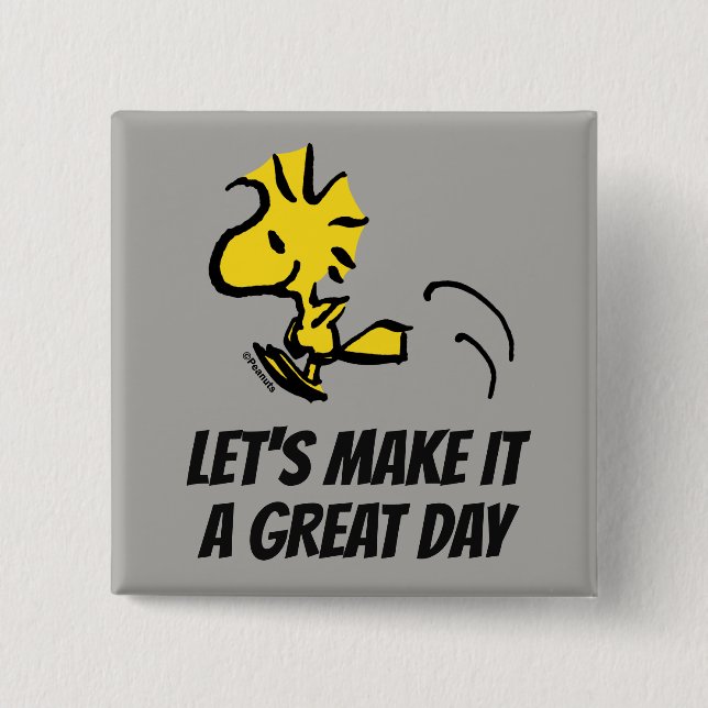 Bóton Quadrado 5.08cm Amendoins | Estopa de madeira (Frente)