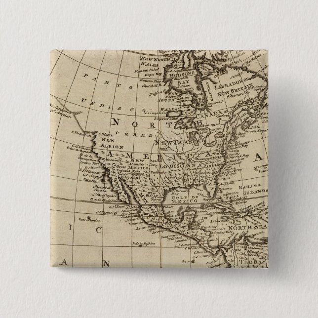 Bóton Quadrado 5.08cm América 6 (Frente)