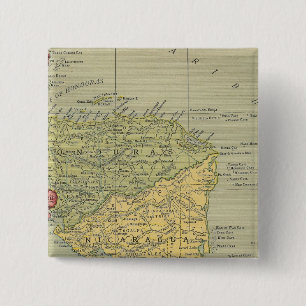 Bóton Quadrado 5.08cm América Central 5