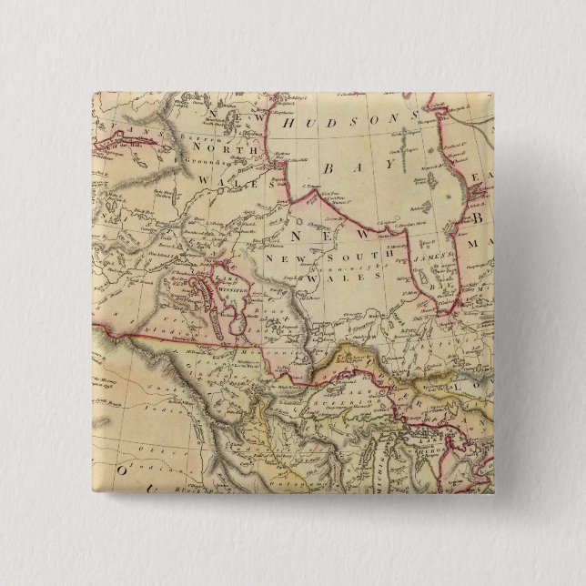 Bóton Quadrado 5.08cm América do Norte 26 (Frente)