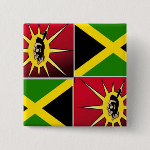 Bóton Quadrado 5.08cm Americano-jamaicano nativo