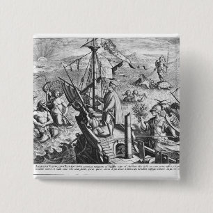 Bóton Quadrado 5.08cm Amerigo Vespucci