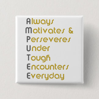 Bóton Quadrado 5.08cm Amputee A.M.U.T.E.