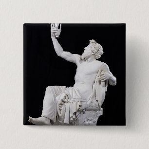 Bóton Quadrado 5.08cm Anacreon, 1851