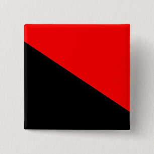Bóton Quadrado 5.08cm Anarquista, bandeira política de Colômbia