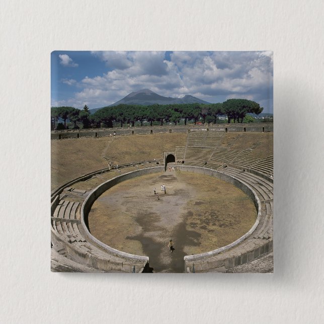 Bóton Quadrado 5.08cm Anfiteatro, c.80 começado BC (Frente)