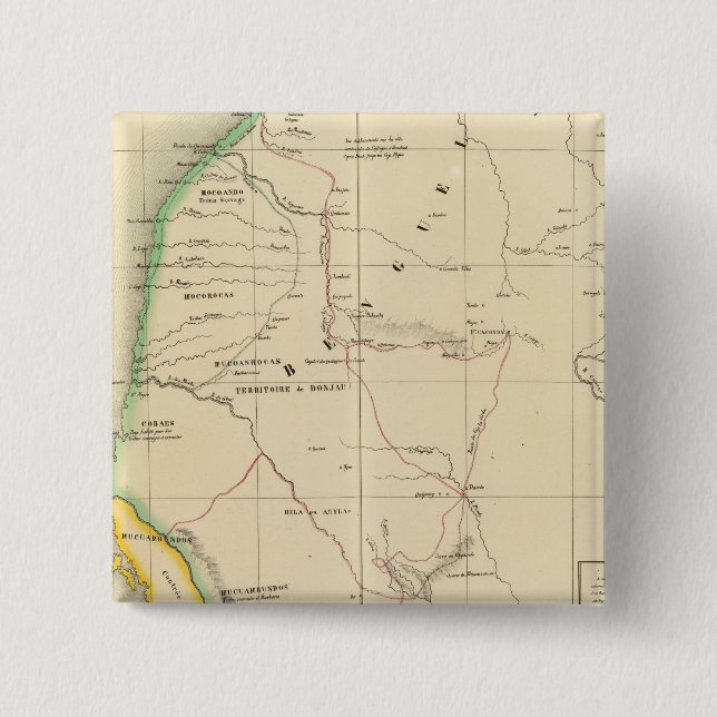 Bóton Quadrado 5.08cm Angola, Namíbia 44 (Frente)