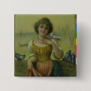 Bóton Quadrado 5.08cm Animais de estimação