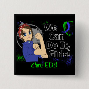 Bóton Quadrado 5.08cm Anime WCDI EDS de Rosie