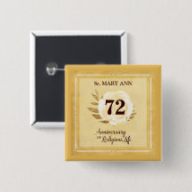 Aniversário Personalizável da Vida Religiosa Freir