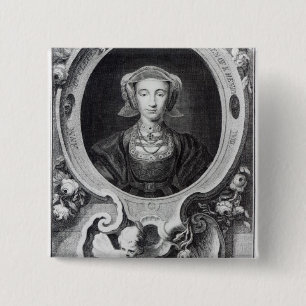 Bóton Quadrado 5.08cm Anne de Cleves