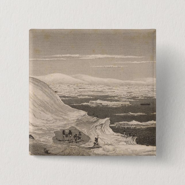 Bóton Quadrado 5.08cm Antártica 2 (Frente)