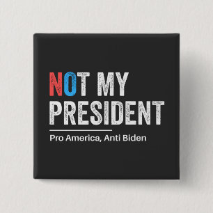 Bóton Quadrado 5.08cm Anti Joe Biden