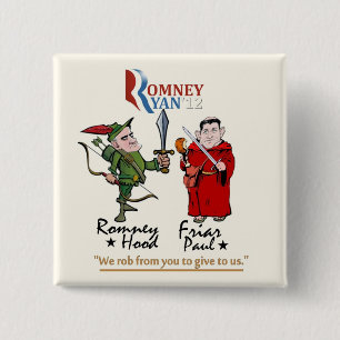 Bóton Quadrado 5.08cm Anti-Romney/Ryan