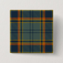 Bóton Quadrado 5.08cm Antrim County Irish Tartan