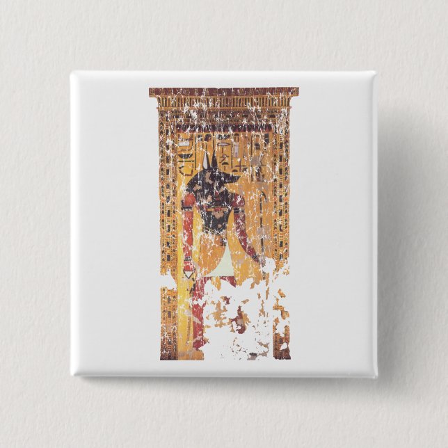 Bóton Quadrado 5.08cm Anubis-Nefertari (Frente)