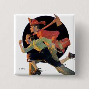 Bóton Quadrado 5.08cm Ao salvamento