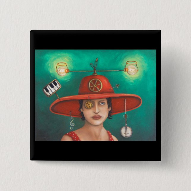 Bóton Quadrado 5.08cm Aparelho 7 (Frente)