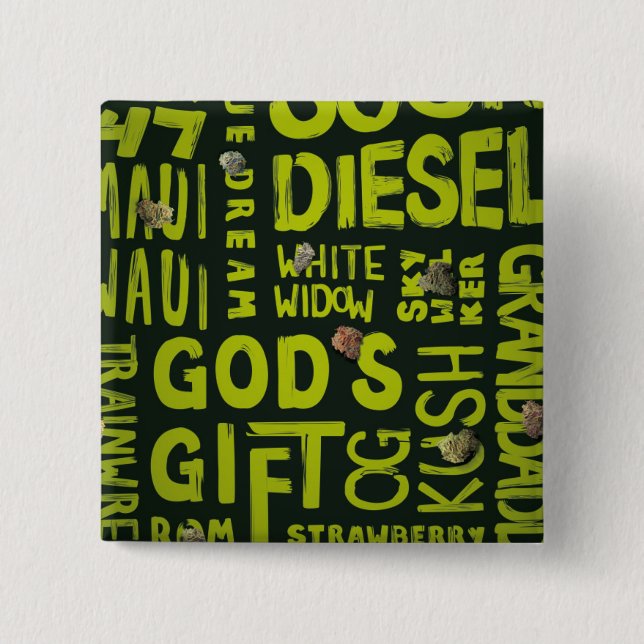 Bóton Quadrado 5.08cm Apelidos (Frente)