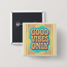 Apenas boas vibrações estilo retrô groovy