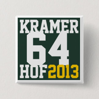 Bóton Quadrado 5.08cm Apoio JerryKramer4HOF