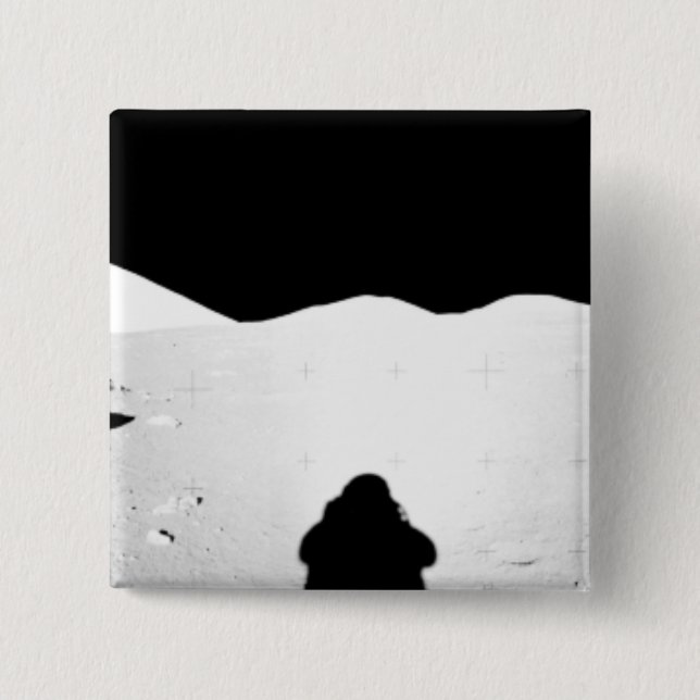 Bóton Quadrado 5.08cm Apollo 17 panorama montado 2 (Frente)