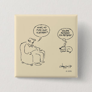 Bóton Quadrado 5.08cm Aposentado