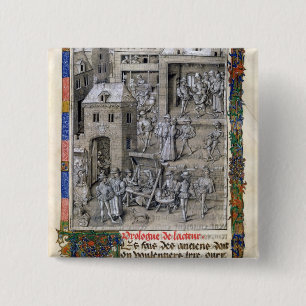 Bóton Quadrado 5.08cm Apresentação do livro a Philippe Le Bon