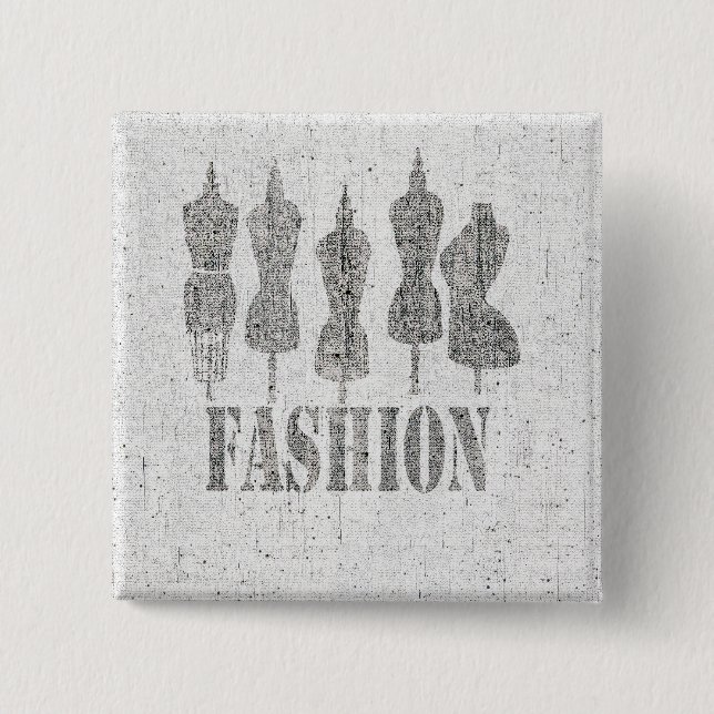 Bóton Quadrado 5.08cm Aproximado obtenha formulários elegantes do (Frente)