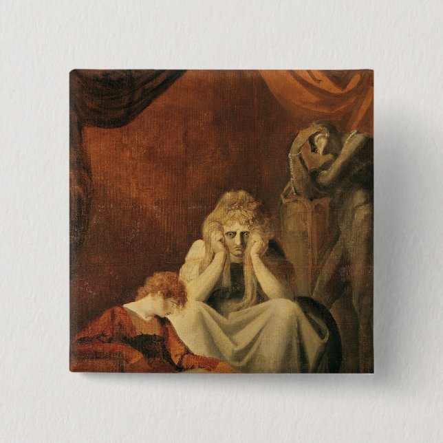 Bóton Quadrado 5.08cm Aqui mim e amargura Sit (Frente)