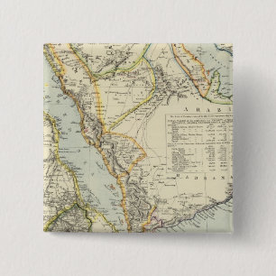 Bóton Quadrado 5.08cm Arábia, Egito, Nubia, Abissínia 2