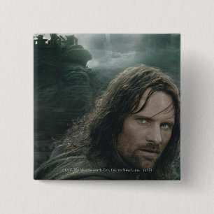 Bóton Quadrado 5.08cm Aragorn e Ringwraiths