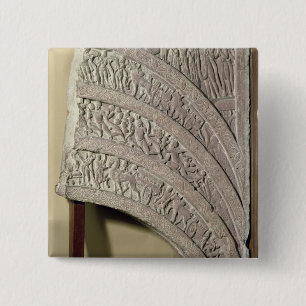 Bóton Quadrado 5.08cm Architrave de uma entrada, arenito vermelho,