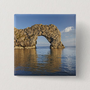 Bóton Quadrado 5.08cm Arco Durdle Door, Patrimônio Mundial Costa Jurássi