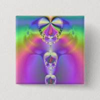 Arco-Íris Corações Fractal